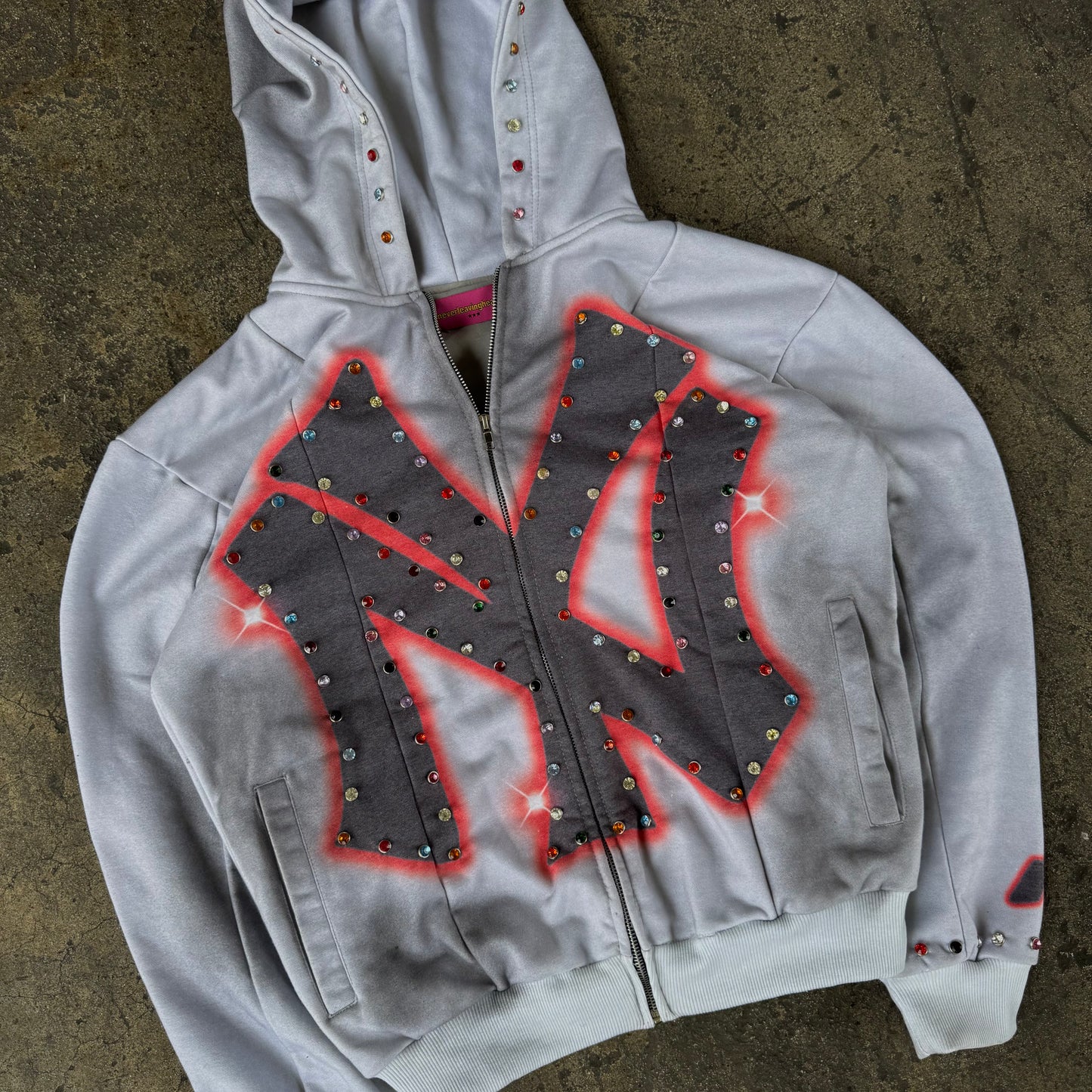 'NY' Zip-Ups