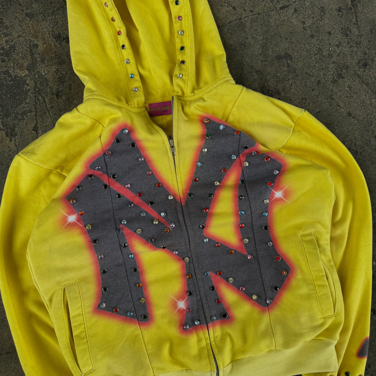 'NY' Zip-Ups