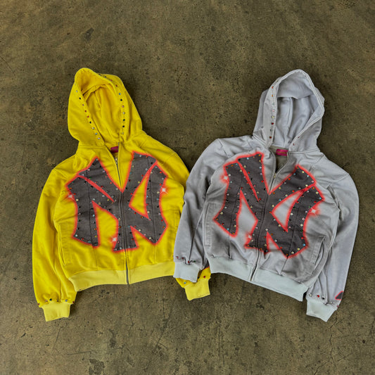 'NY' Zip-Ups